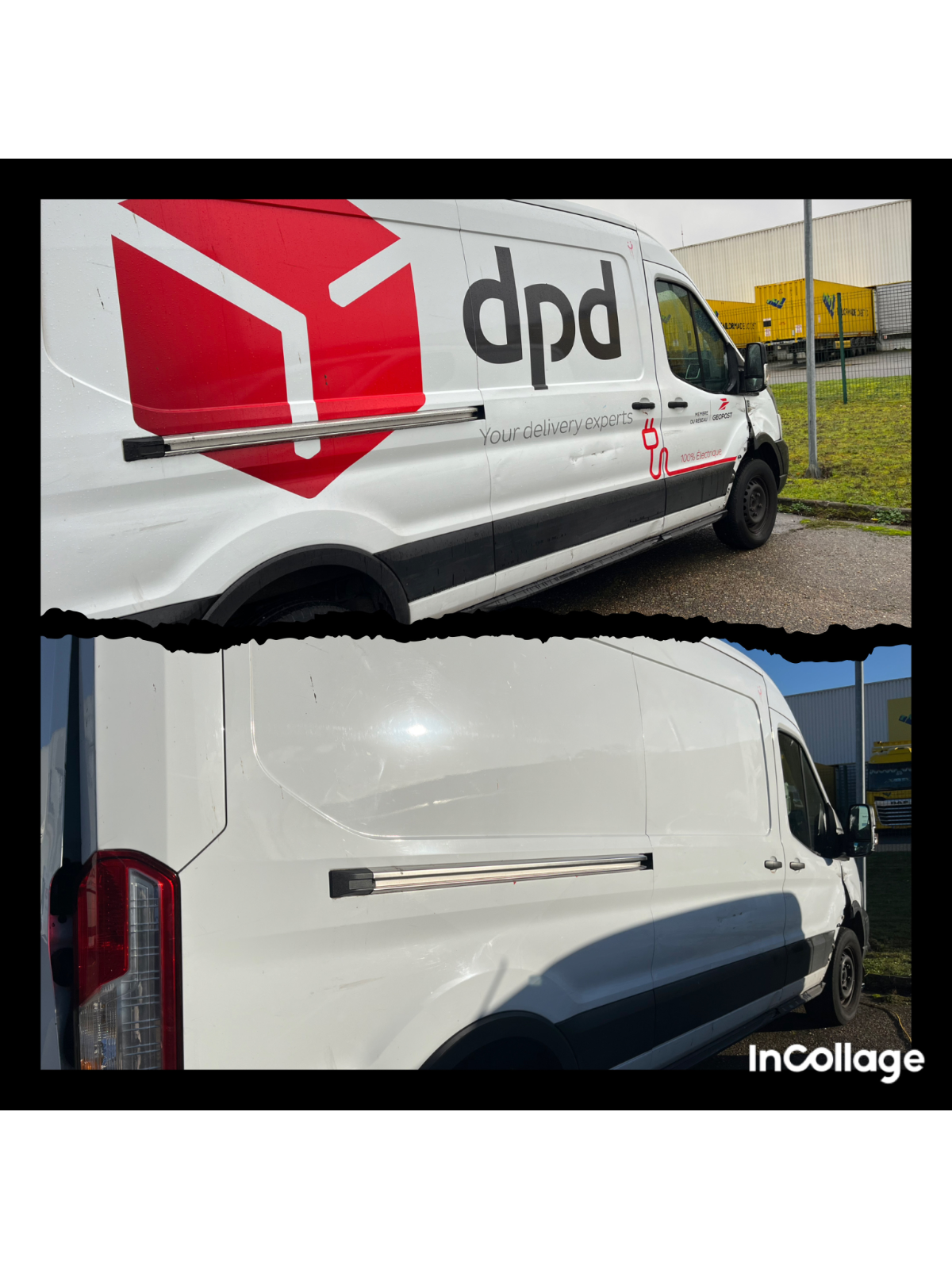 Comparaison Avant / Après Retrait d'autopcollant