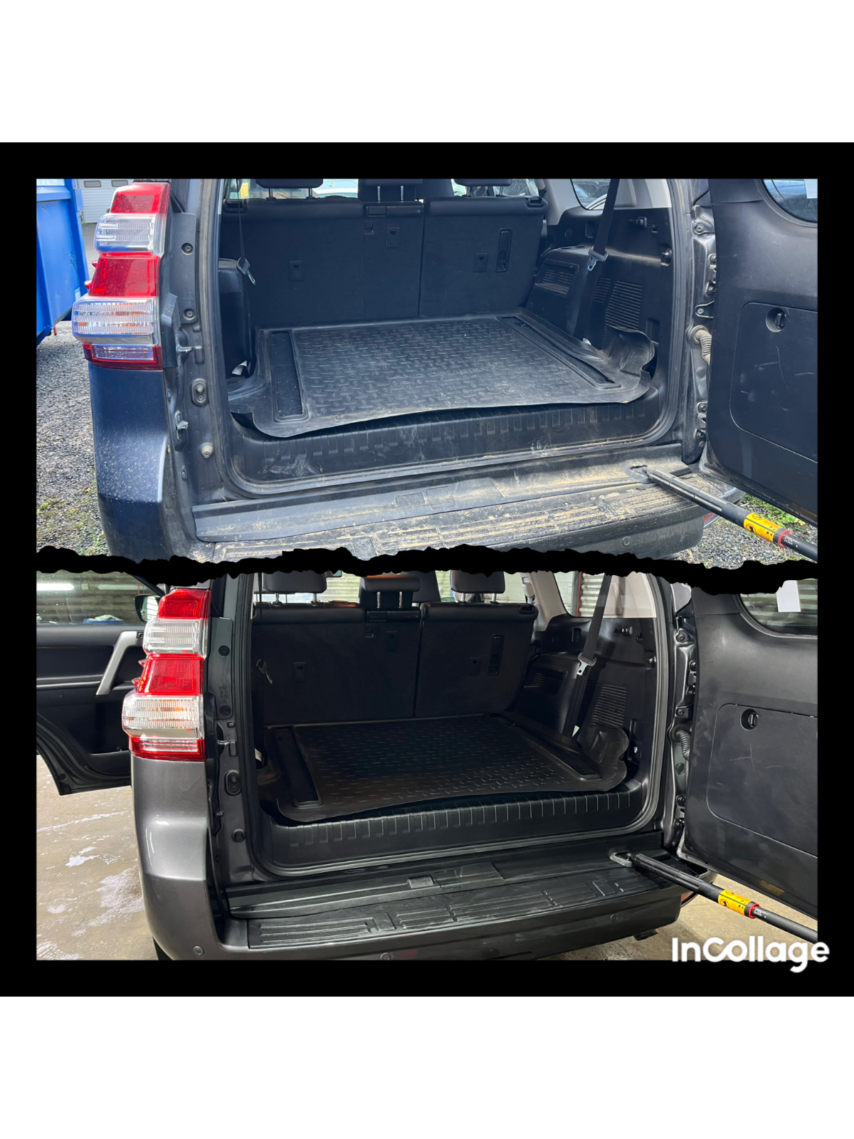 Comparaison Avant / Après pour un lavage intégral